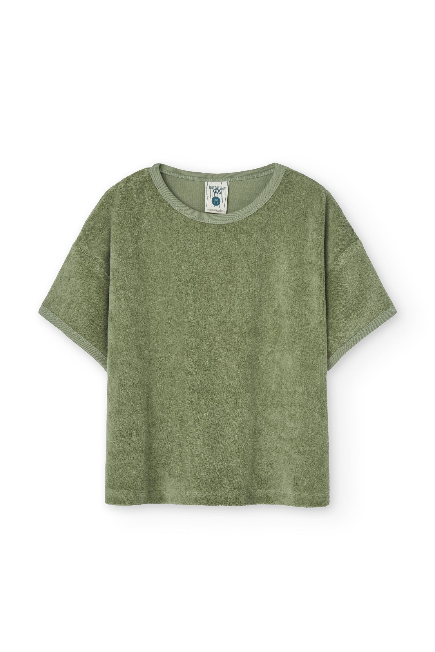 Kid's Harper Oversized Terry T-Shirt Green