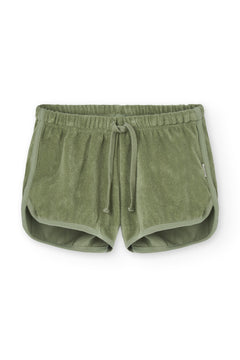 Kid's Huali Terry Shorts Green