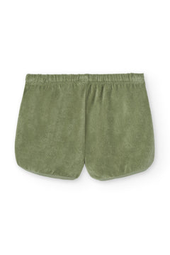 Kid's Huali Terry Shorts Green