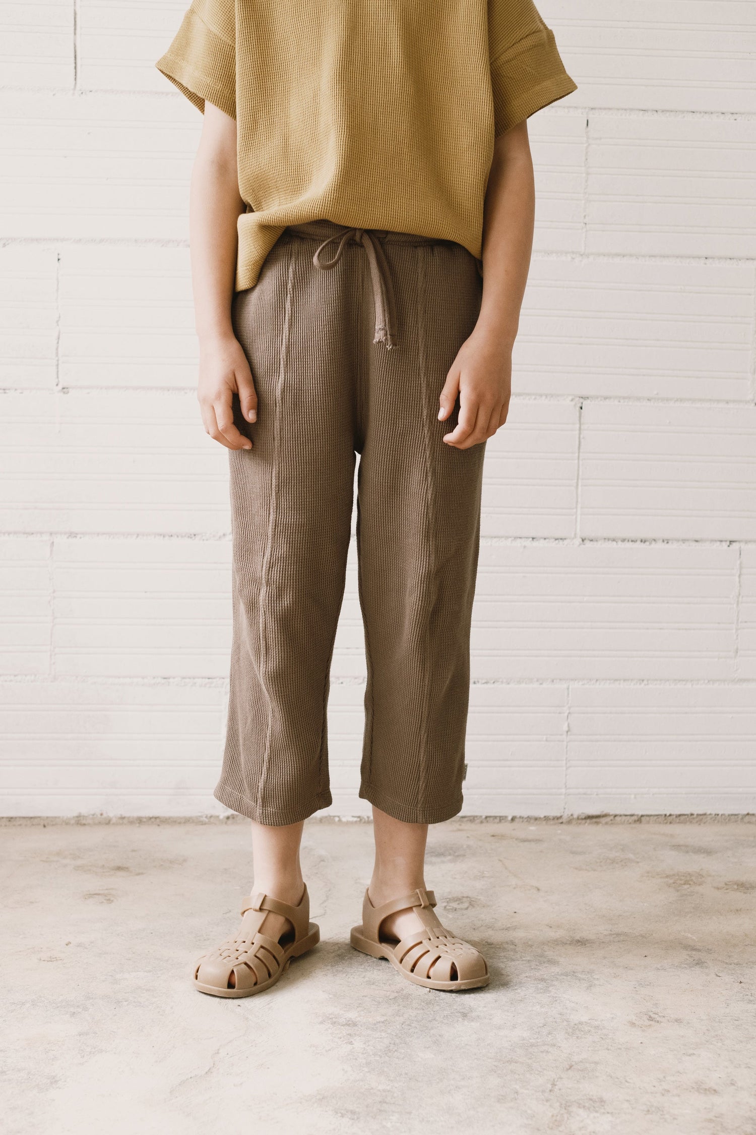 Kids' Hallow Waffle Pants Brown