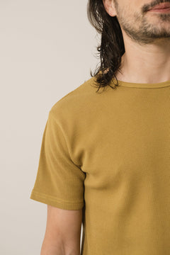 Men's Harmony Waffle T-Shirt Mustard