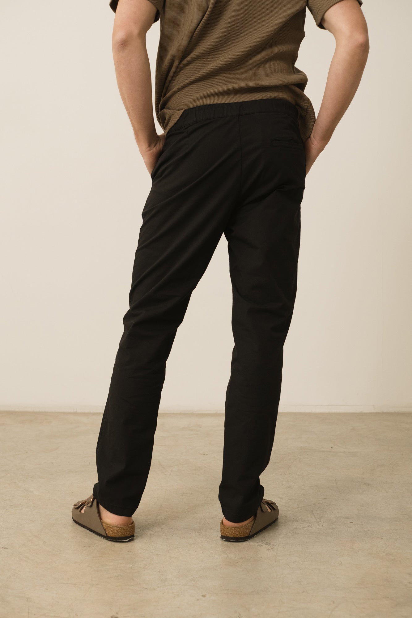 Men's Herman Linen Blend Chino Pants Black