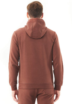 Hoolden Soft Touch Organic Cotton Hoodie Coffee Brown