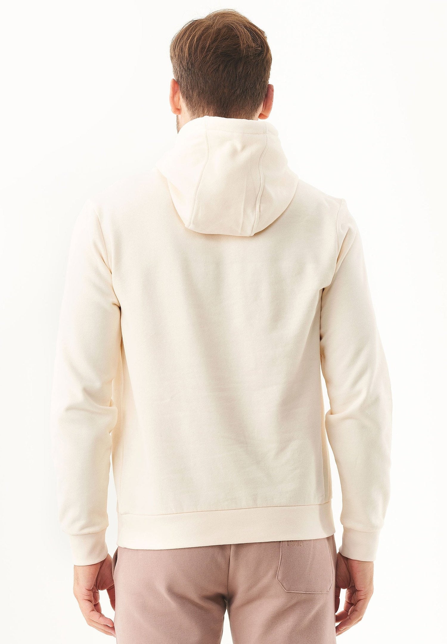 Hoolden Soft Touch Organic Cotton Hoodie Off White