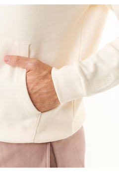 Hoolden Soft Touch Organic Cotton Hoodie Off White