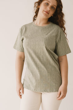 Harriet Unisex T-Shirt In Wicker Green