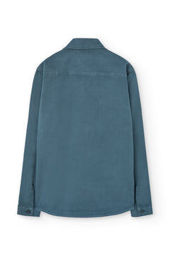 Helmut Unisex Organic Cotton Worker Overshirt Blue