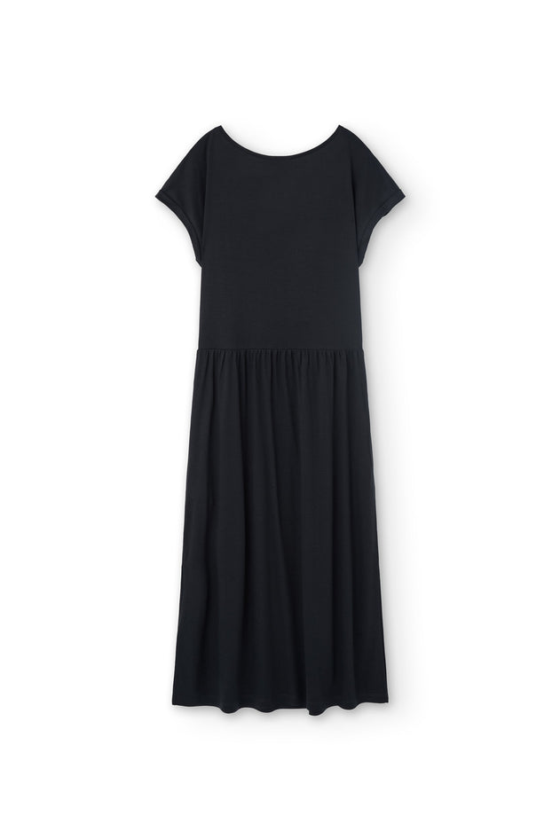 Hanna Tencel Long Dress Black