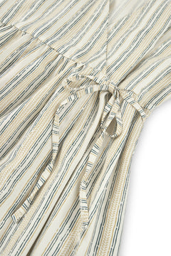 Hira Tencel Wrap Midi Dress Trace Print