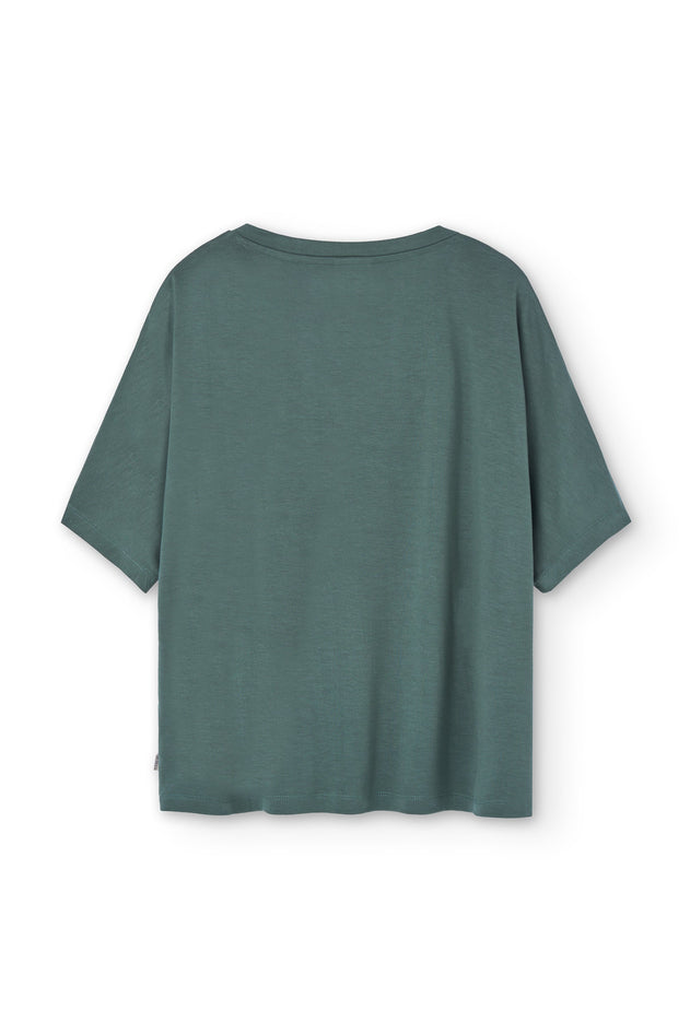 Hada Oversized Tencel T-Shirt Green