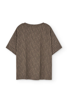 Hada Oversized T-Shirt Brown Bark