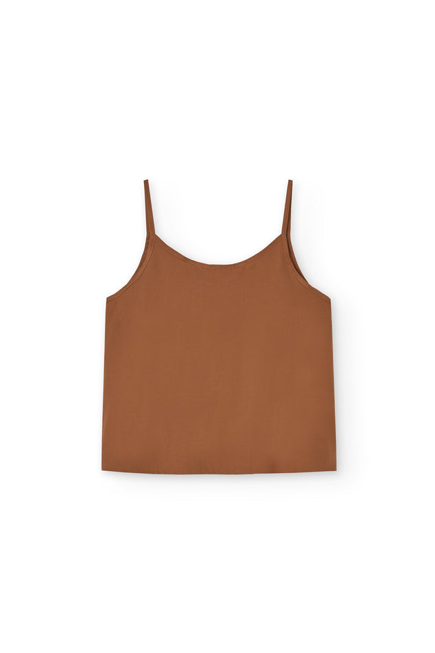 Heloise Tencel Tank Top Terracotta