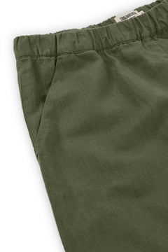 Henna Oversized Linen Blend Pants In Green