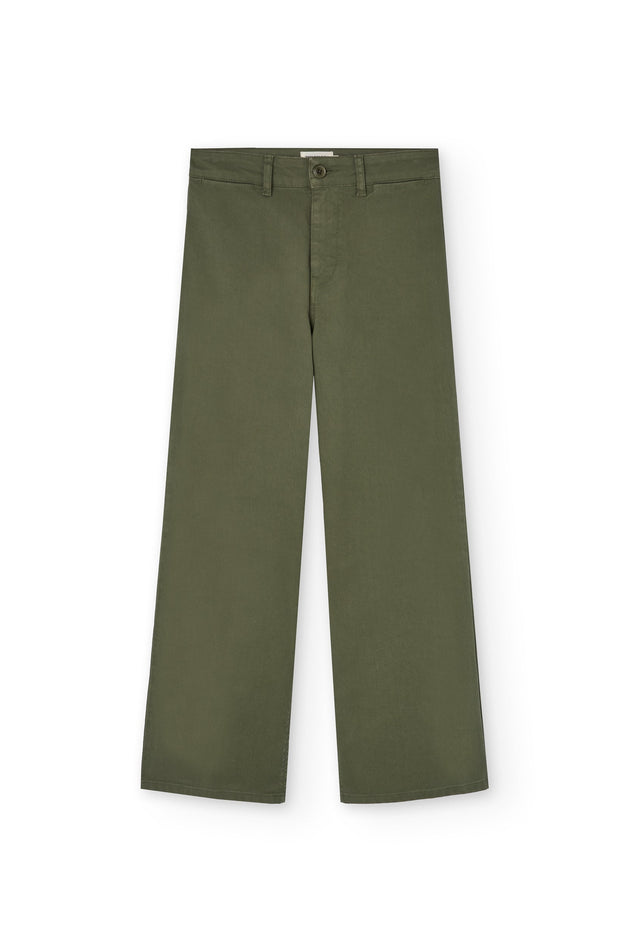 Hani Recycled Cotton Sailor Pants Green