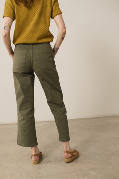 Hani Recycled Cotton Sailor Pants Green