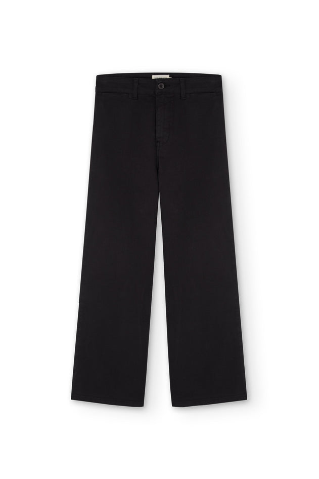 Hani Recycled Cotton Sailor Pants Black