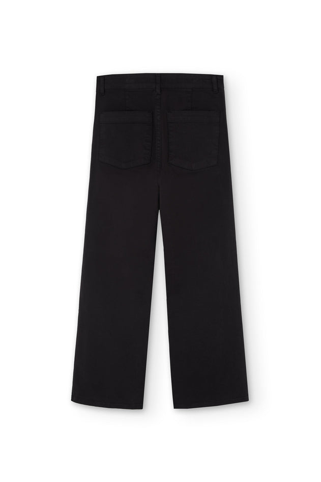 Hani Recycled Cotton Sailor Pants Black