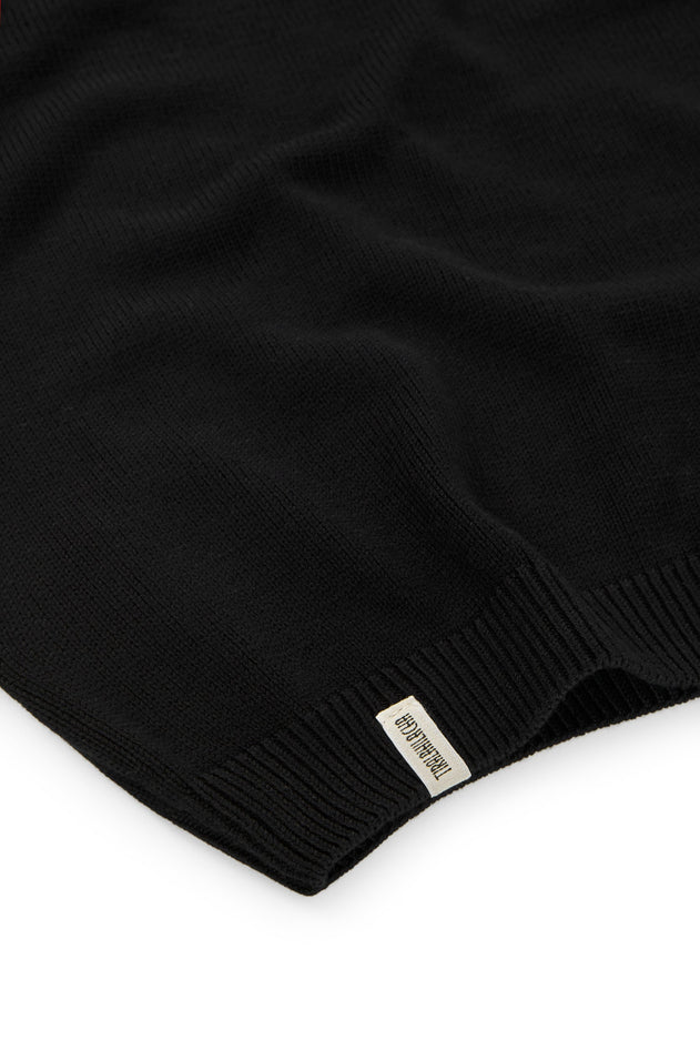 Haya Knitted Tencel Top Black