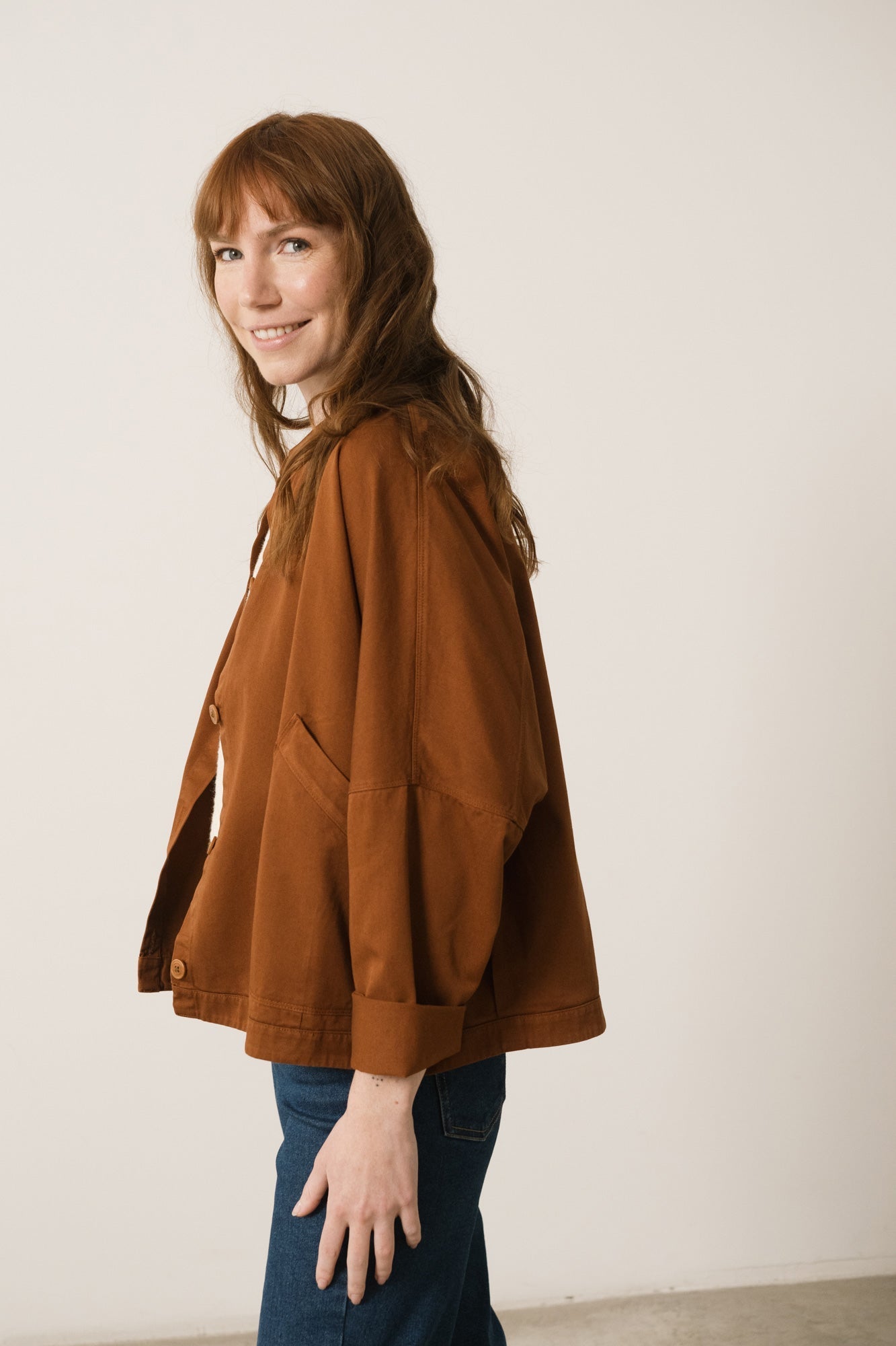 Henny Organic Cotton Jacket Terracotta