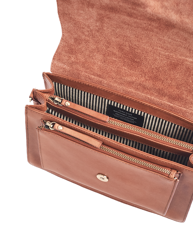 Harper Classic Leather Cognac