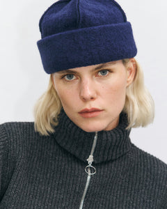 Heavy Knit Troyer Warm Anthracite