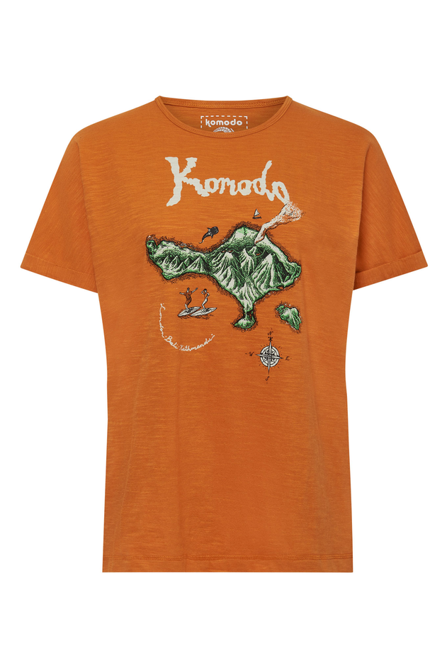 Bali Island T-Shirt Burnt Orange