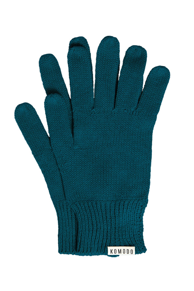 City Organic Cotton Gloves Teal