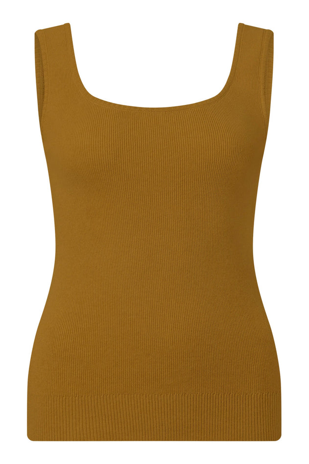 Yana Organic Cotton Top Camel