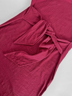 Fonda Organic Cotton Jersey Dress Berry