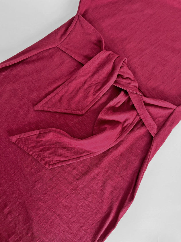 Fonda Organic Cotton Jersey Dress Berry