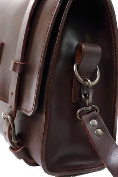 Leather Briefcase Mod 119 Cuoio Dark Brown
