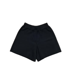 Merino Knitted Shorts Black