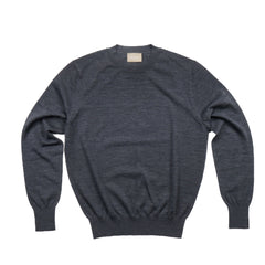 Merino Crew Knit Dark Grey