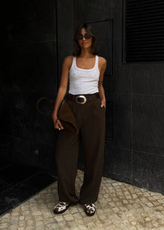 Jagger Tailored Trousers Brown