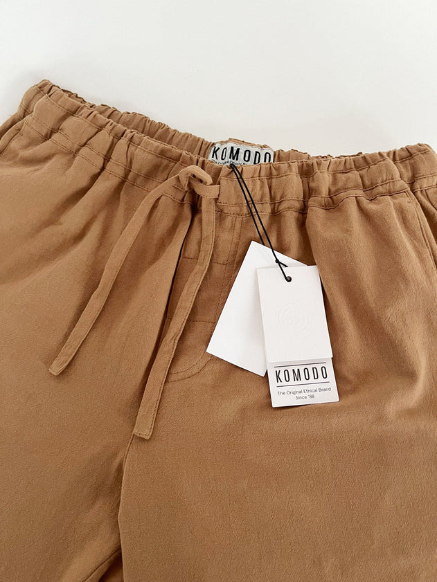 Joshua Organic Cotton Trousers Tan