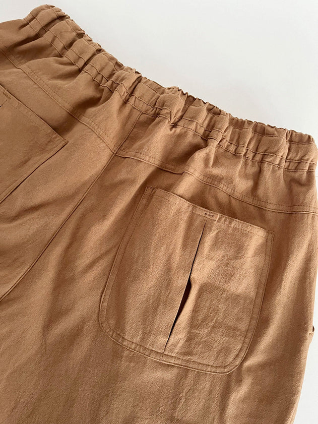 Joshua Organic Cotton Trousers Tan