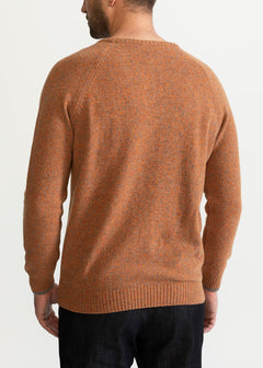 The Rodna Merino Wool V-Neck Jumper Cappuccino Beige