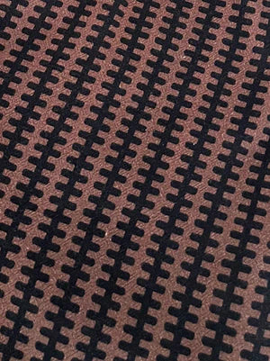Jerry Organic Cotton Shorts Brown Stripe