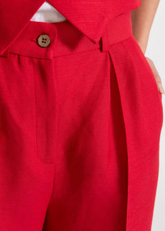 Women's Figa Linen Set Red