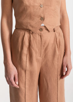 Women's Figa Linen Set Cappuccino