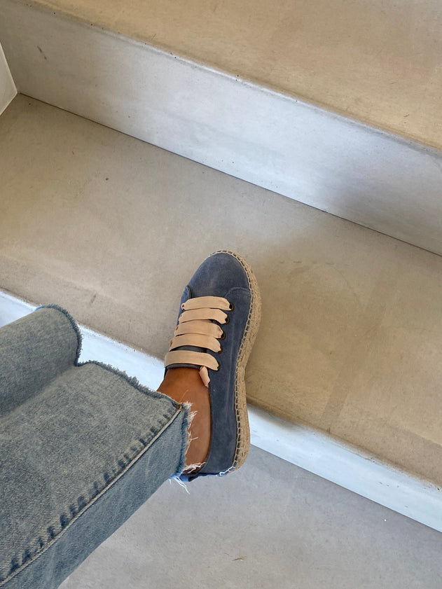 Blue Sneaker Espadrilles