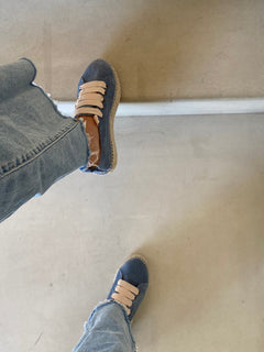 Blue Sneaker Espadrilles