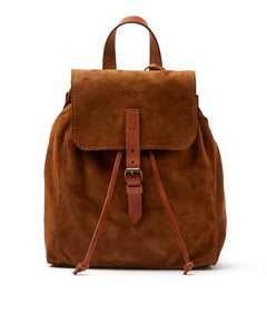 Leather Backpack Venice Collection Brown