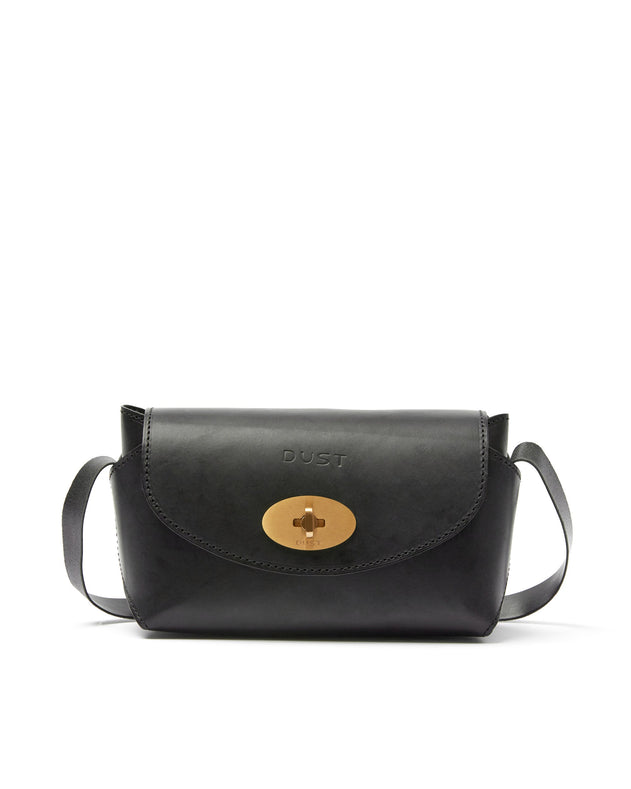 The Small Box Leather Bag Black