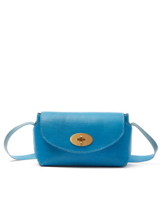 The Small Box Leather Bag Light Blue