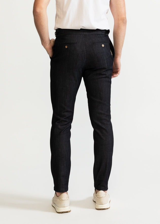 The Dobroesti Elegant Jeans Dark Blue