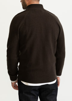 The Rodna 100% Wool Cardigan Bronz Brown