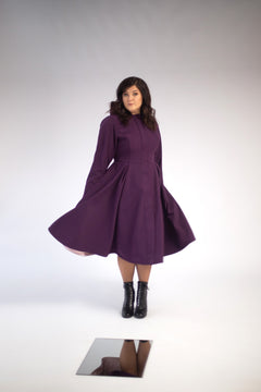 Ruby Purple Raincoat Purple