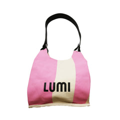 Canvas Supermarket Bag Small Pink