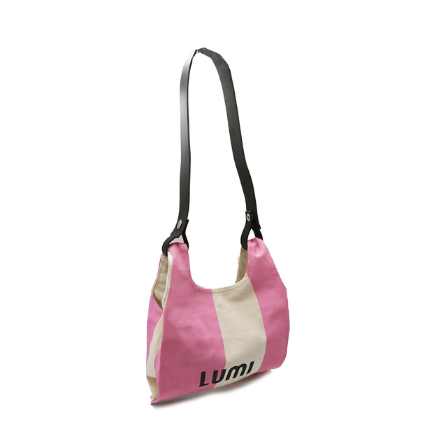 Canvas Supermarket Bag Small Pink